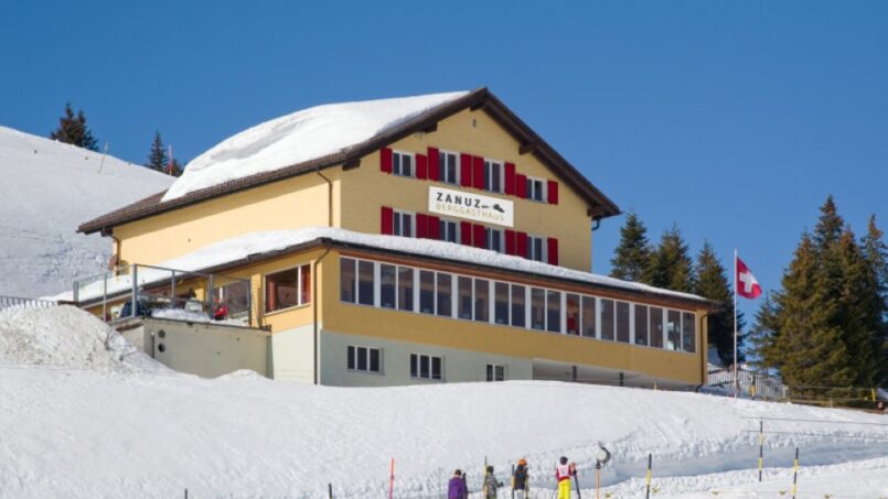 Gruppenhaus Berggasthaus Zanuz Bad Ragaz Skigebiet