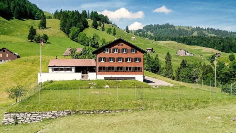 Gruppenhaus Berghaus TV Oerlikon Rickenbach Schwyz Bergpanorama