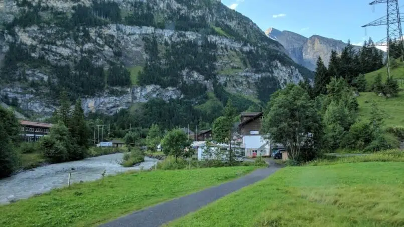 Gruppenunterkunft Cevi-Haus Kandersteg Talblick Bergpanorama