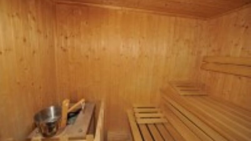 Sauna im Clubhaus Baumen SAC Oberaargau Gruppenunterkunft in Grindelwald