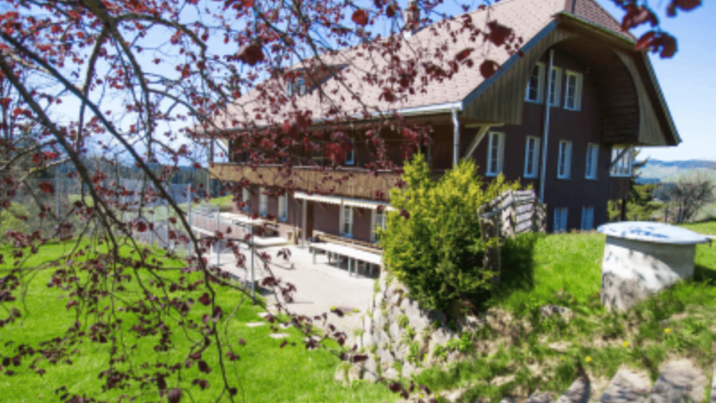 Ferienheim-Honegg-Gruppenunterkunft-in-Süderen-auf-grüner-Wiese