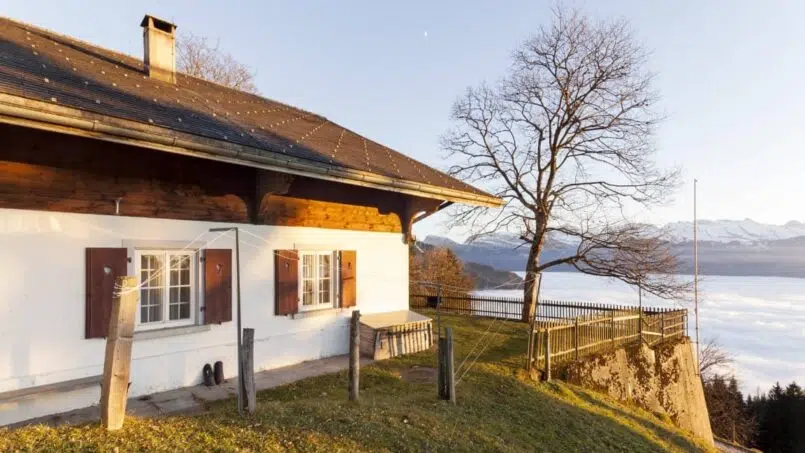 Gruppenhaus Sunnehüsli in Vitznau mit Bergblick