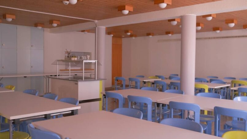 3D-Modell-Cafeteria-CVJM-Zentrum-Hasliberg-Gästehaus-Gruppenunterkunft-Hohfluh