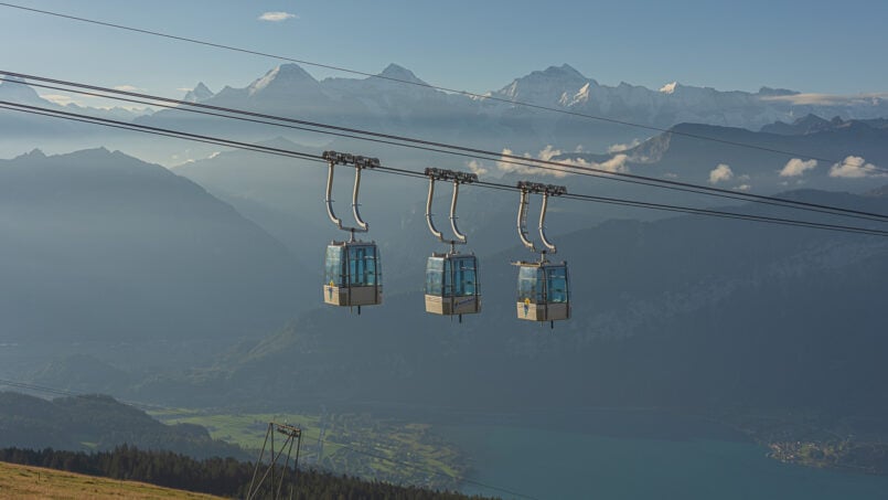 Gruppenhaus Berghaus Niederhorn in Beatenberg mit Seilbahn