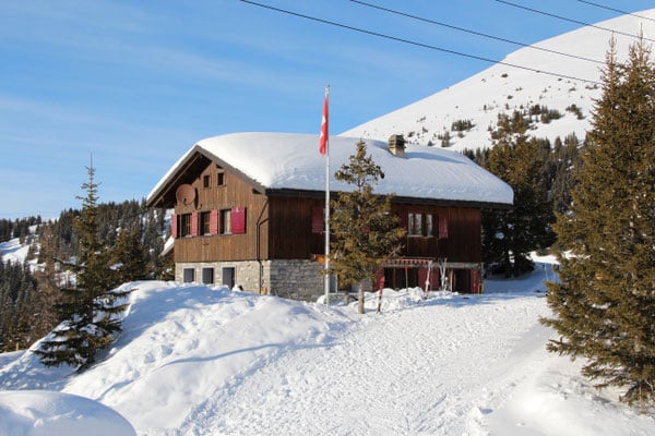 Skihaus SC Frutigen im Skigebiet Elsigen-Metsch